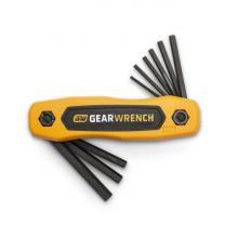 GearWrench 83509 - 9-Key SAE Hex Key Fold-Up Set