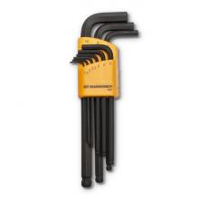 GearWrench 83521 - 9-Key Metric Ball End Long Arm Hex Key Set