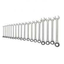 GearWrench 85890-02 - 18 Pc. 72-Tooth 12 Point Metric Combination Ratcheting Wrench Set