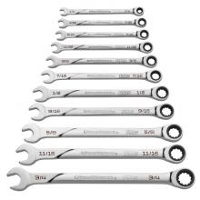 GearWrench 86450 - 11 Pc. 120XP™ Universal Spline SAE XL Combination Ratcheting Wrench Set
