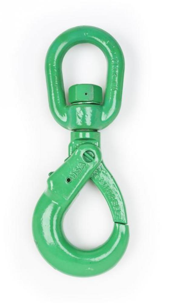 SELF LOCKING HOOK,9/32&#34;,SWIVEL,GR 100