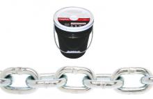 Campbell T0140533 - PROOFCOIL CHAIN,5/16,GALV,92'/RND PL