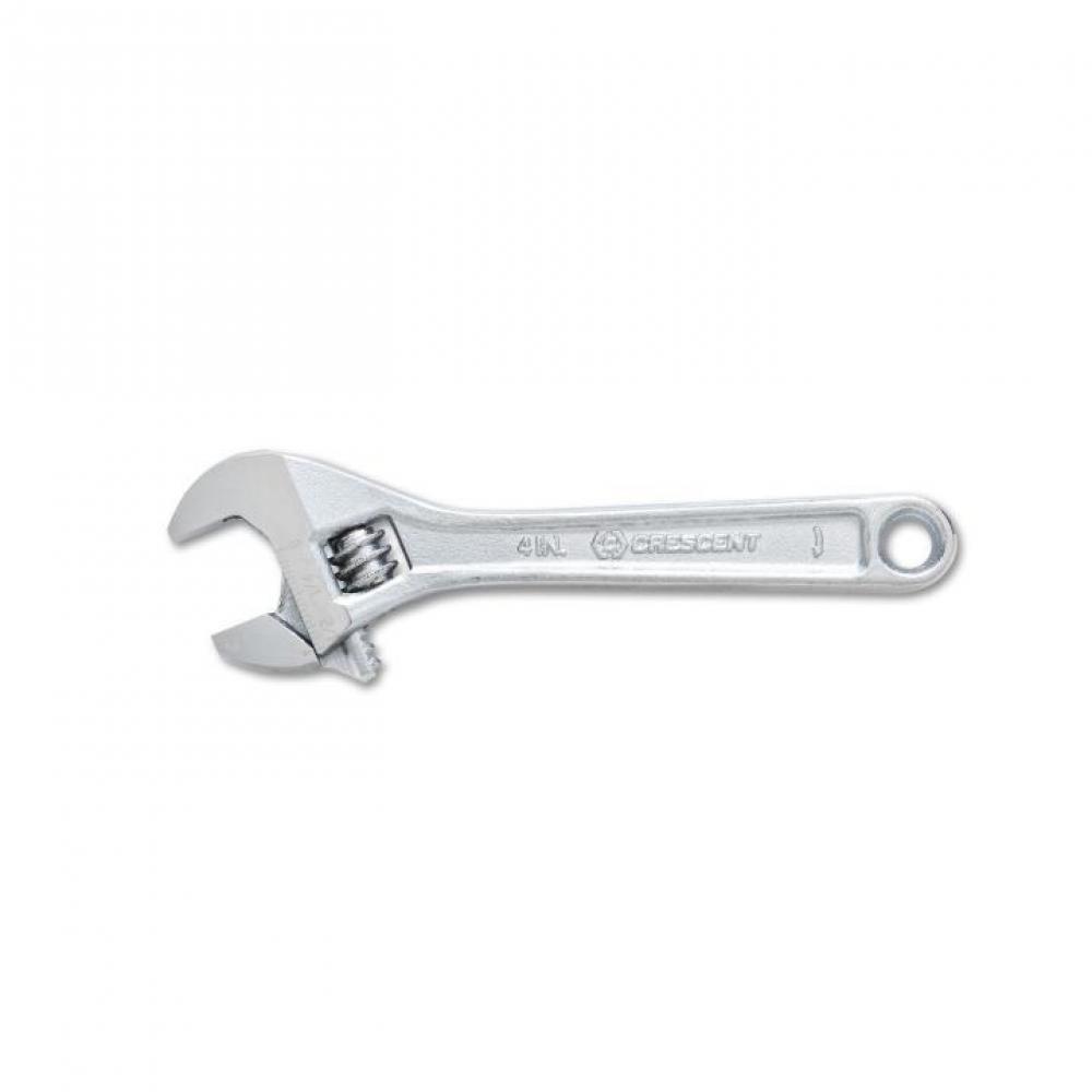 ADJ WRENCH, 4&#34;, CHROME, BAGGED
