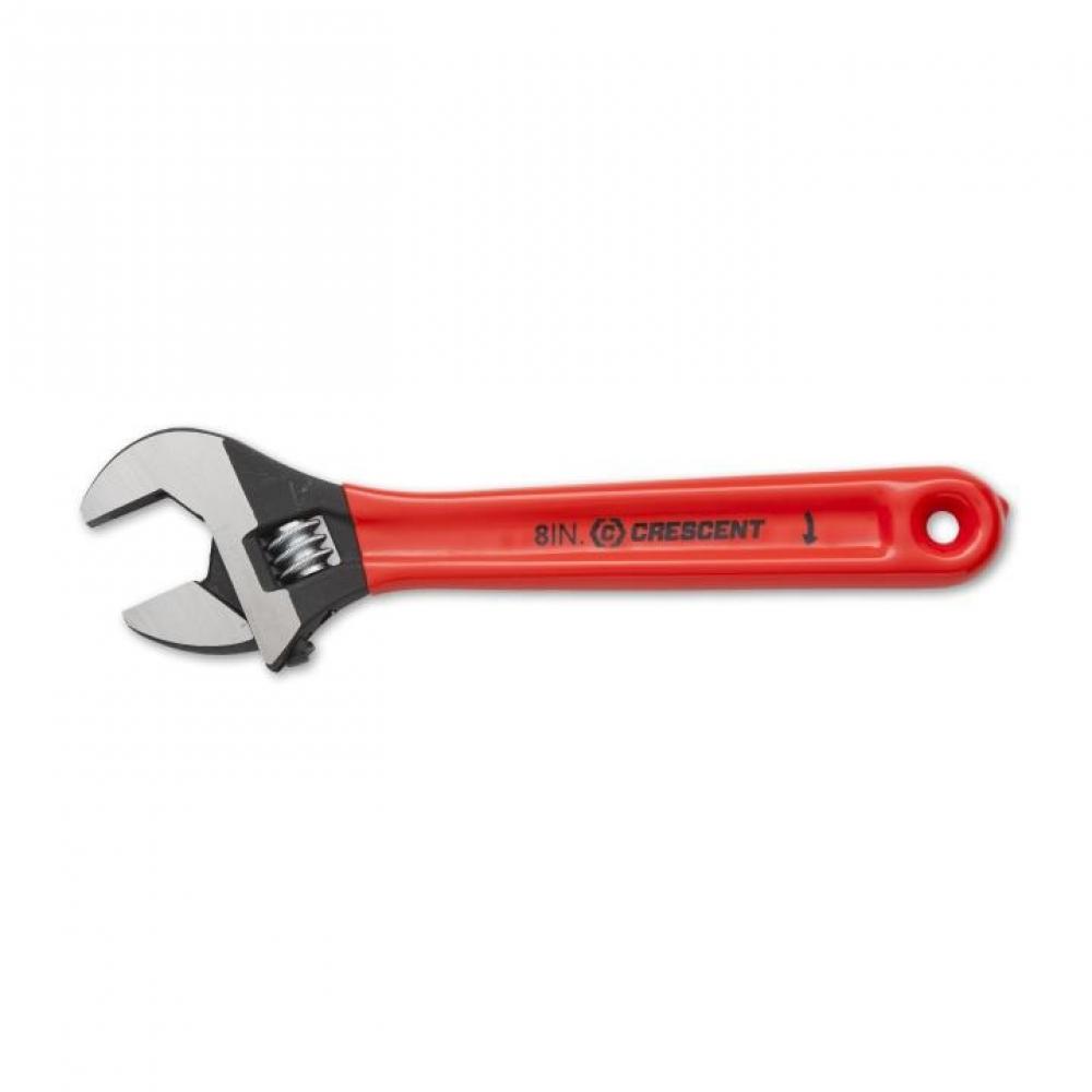 ADJ WRENCH, 8&#34;, BLACK, CUSH GRP
