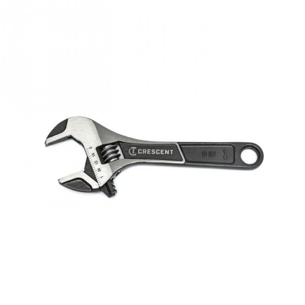 ADJ WRENCH, 6&#34;, WIDE JAW