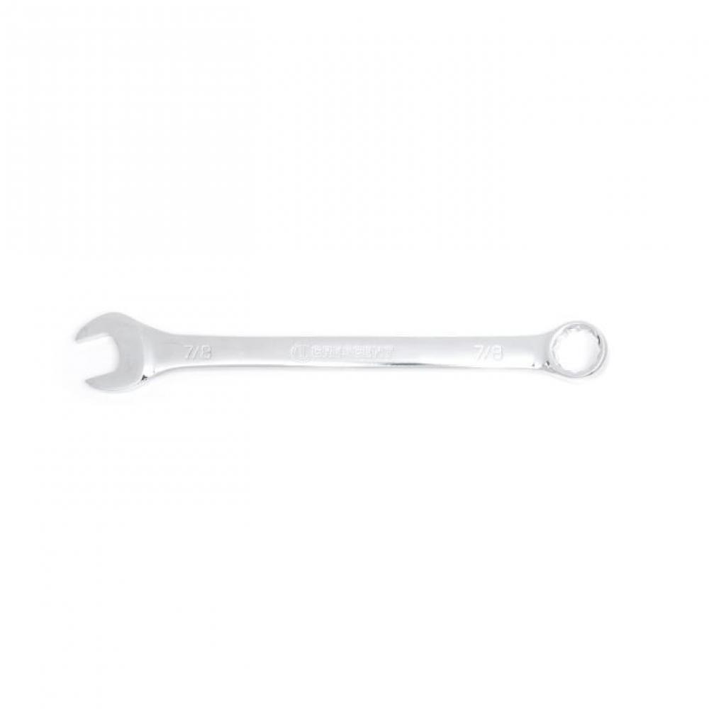 COMBINATION WRENCH,7/8&#34;,SAE,FL POLISH