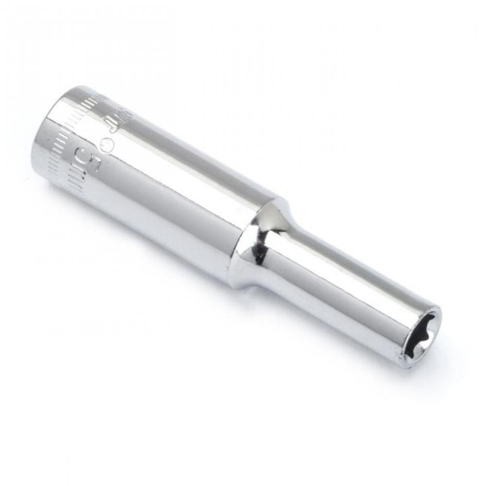DEEP SOCKET,1/4&#34; DRIVE,5MM,6PT