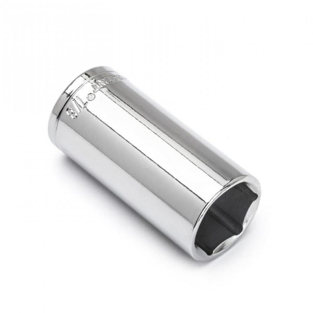 DEEP SOCKET,3/8&#34; DRIVE,7/8&#34;,6PT