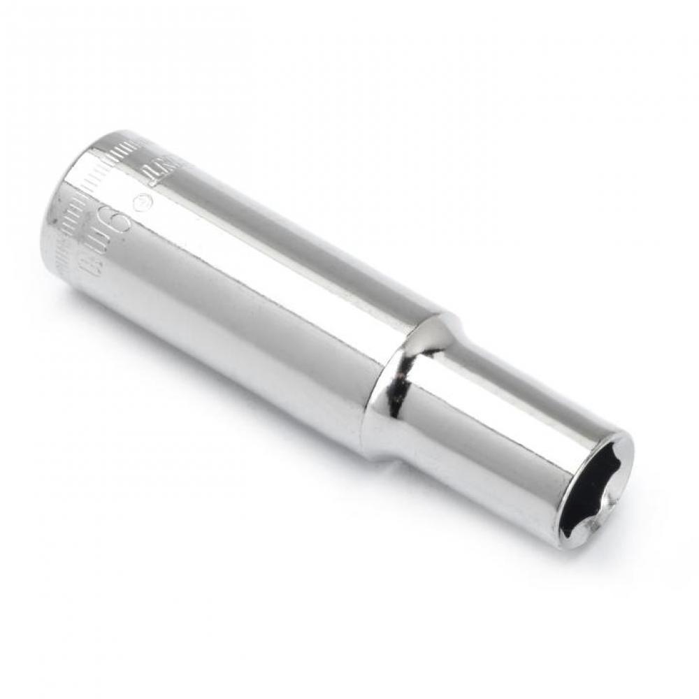 DEEP SOCKET,3/8&#34; DRIVE,9MM,6PT