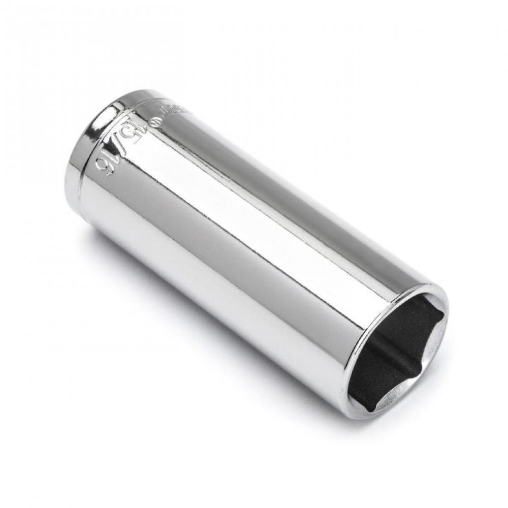 DEEP SOCKET,1/2&#34; DRIVE,15/16&#34;,6PT