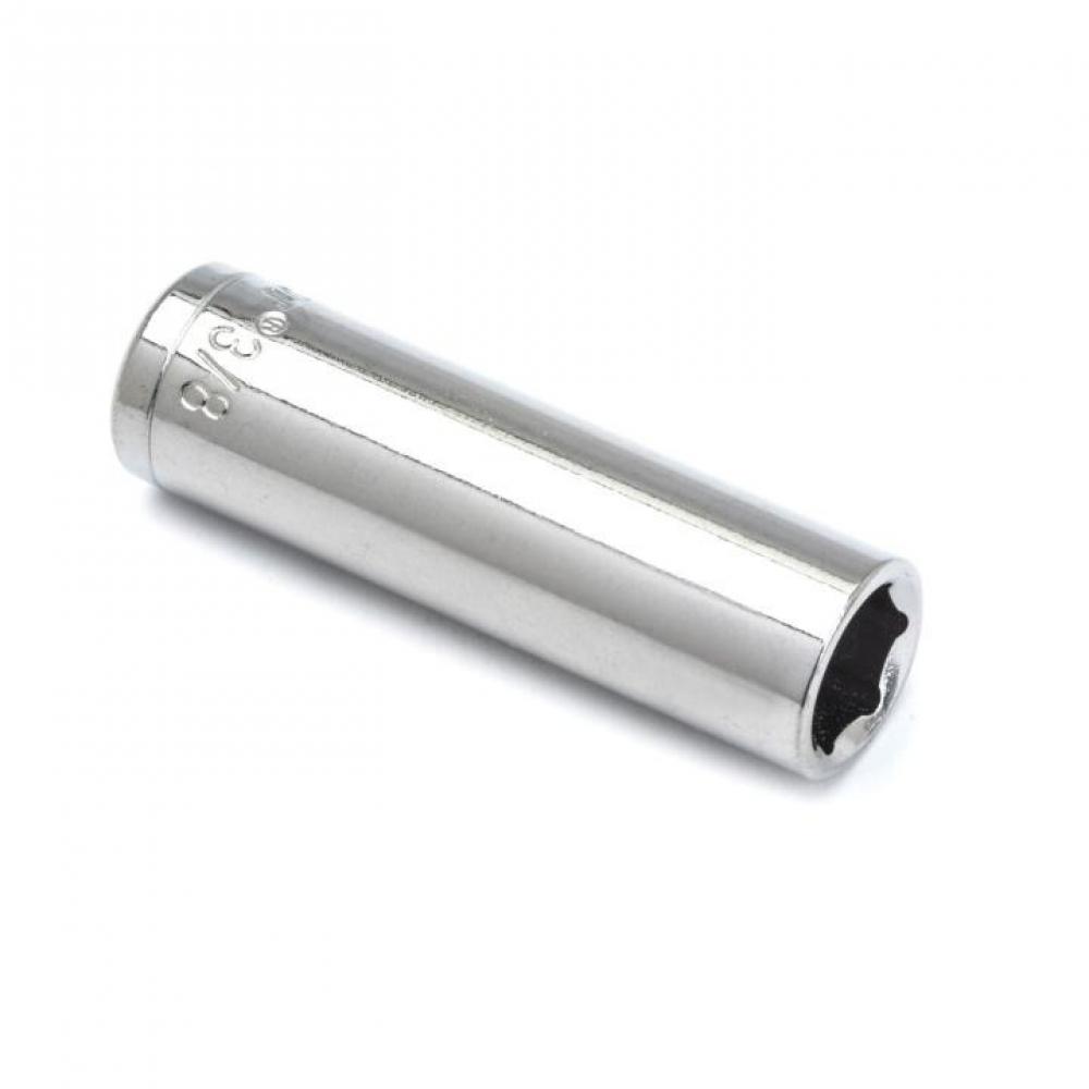DEEP SOCKET,1/4&#34; DRIVE,3/8&#34;,6PT