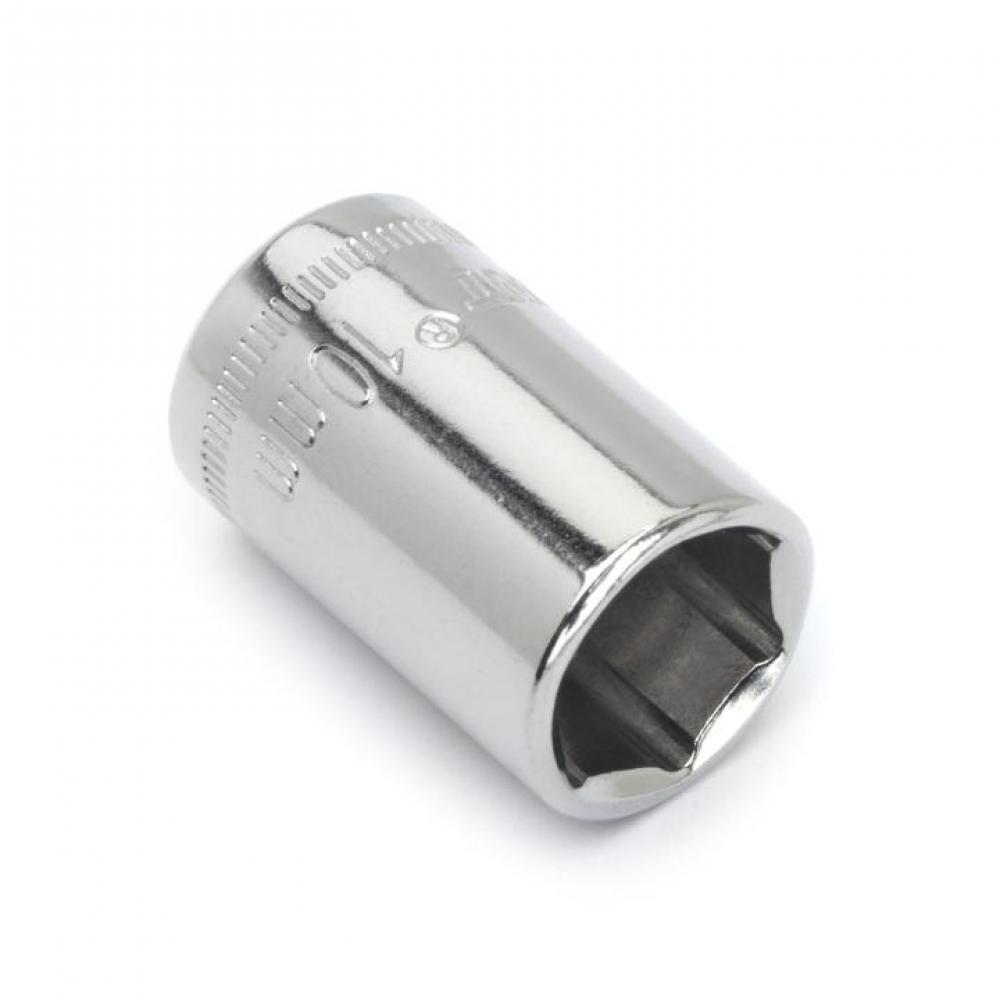 SOCKET,1/4&#34; DRIVE,10MM,6PT