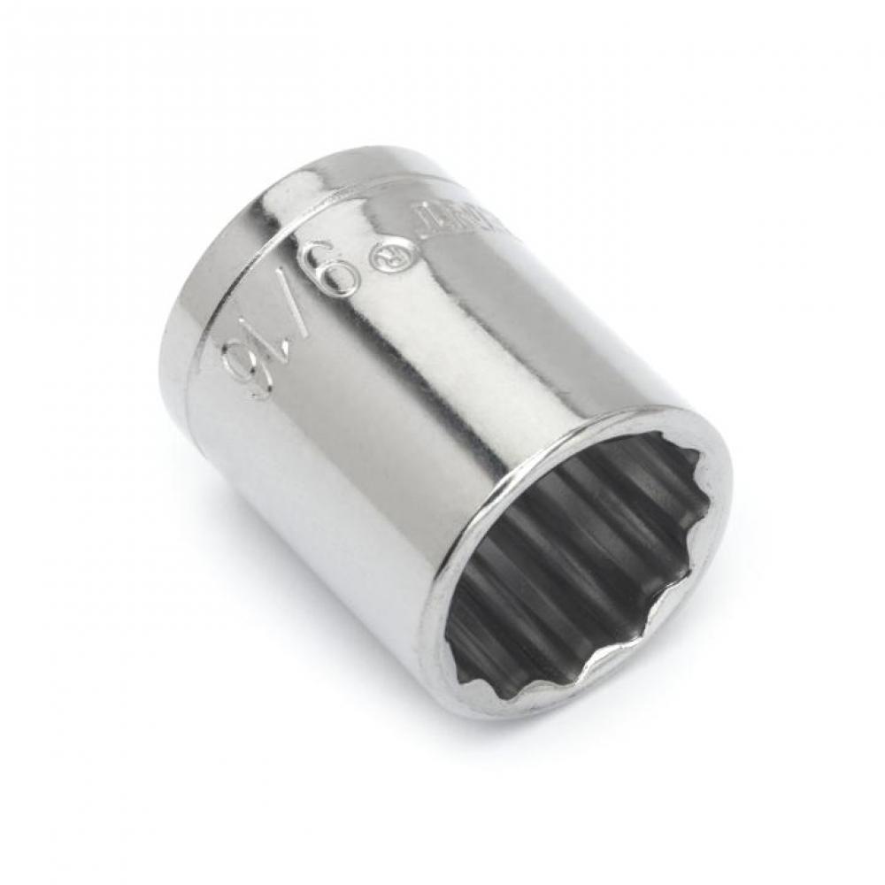SOCKET,3/8&#34; DRIVE,9/16&#34;,12PT