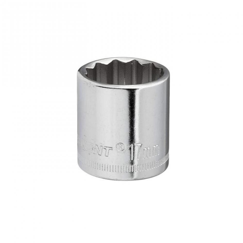 SOCKET,3/8&#34; DRIVE,17MM,12PT