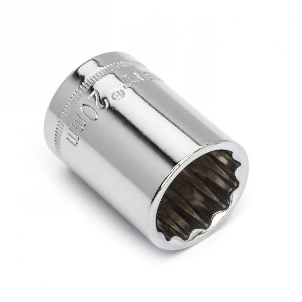 SOCKET,1/2&#34; DRIVE,20MM,12PT