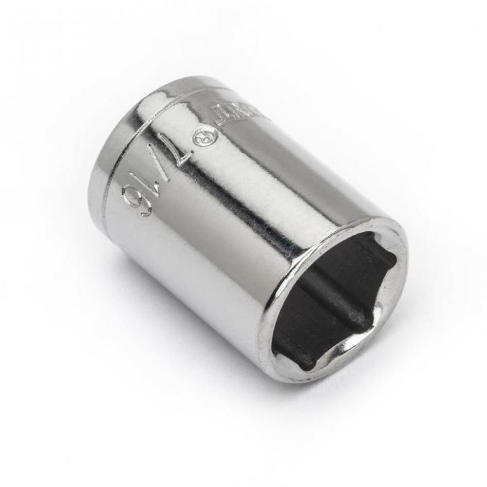 SOCKET,1/4&#34; DRIVE,7/16&#34;,6PT