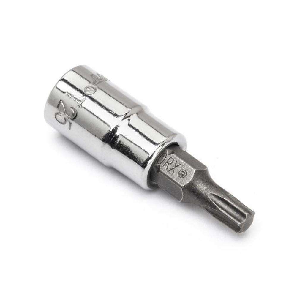 TORX SOCKET,T-25 INTERNAL,1/4&#34; DRIVE