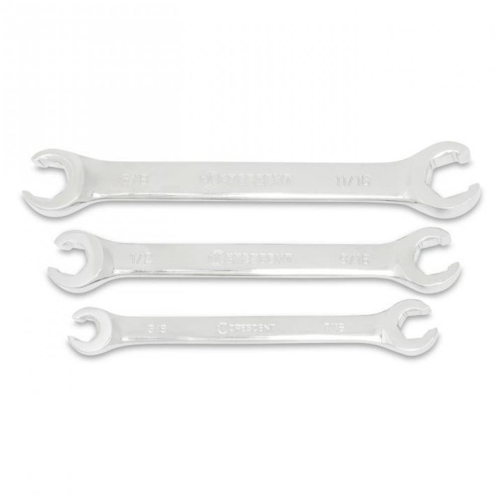 FLARE NUT WRENCH SET,3PC,SAE