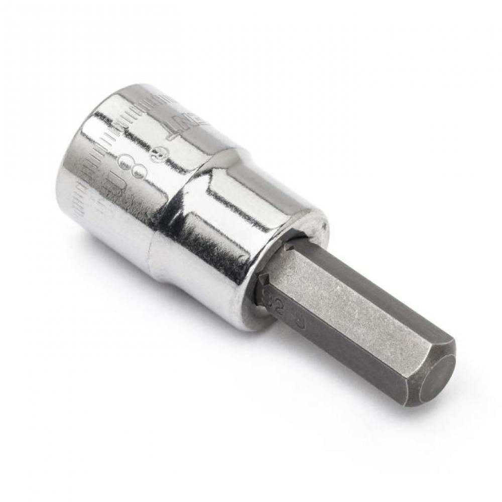 HEX BIT SOCKET,8MM,3/8&#34; DRIVE