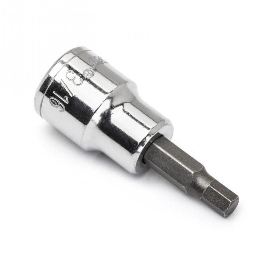 HEX BIT SOCKET,3/16&#34;,3/8&#34; DRIVE
