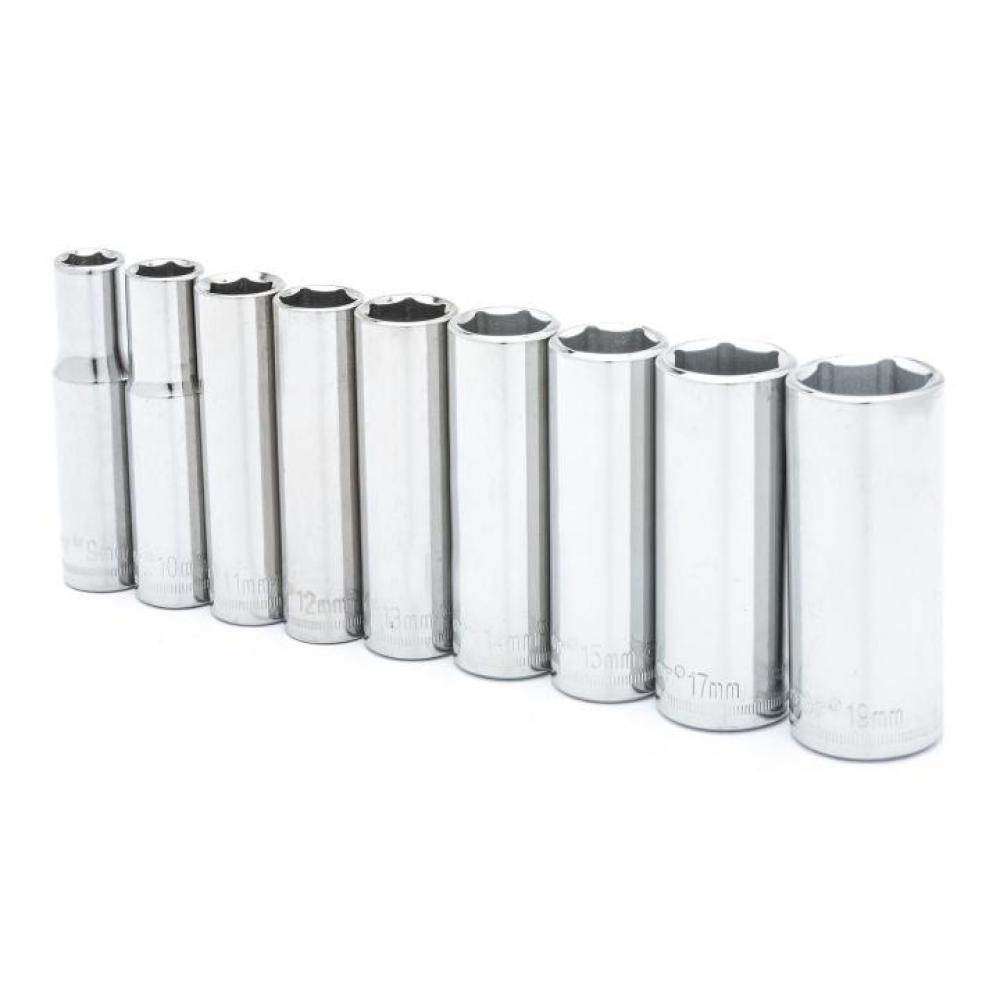 SOCKET SET,9PC,3/8&#34; DRIVE,6PT,DEEP,MM