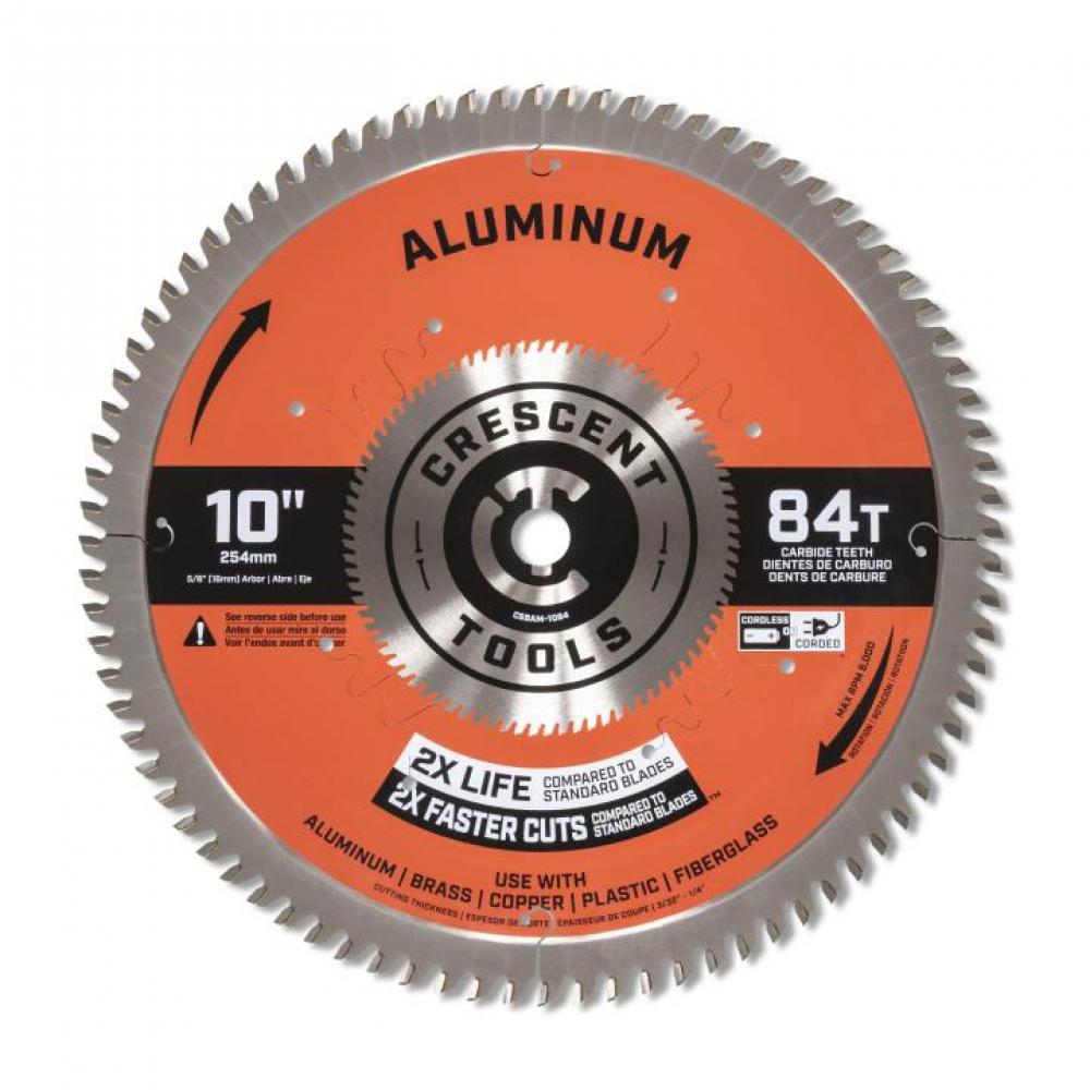 CRESCENT 10&#34; 84T MED. ALUMINUM BLADE