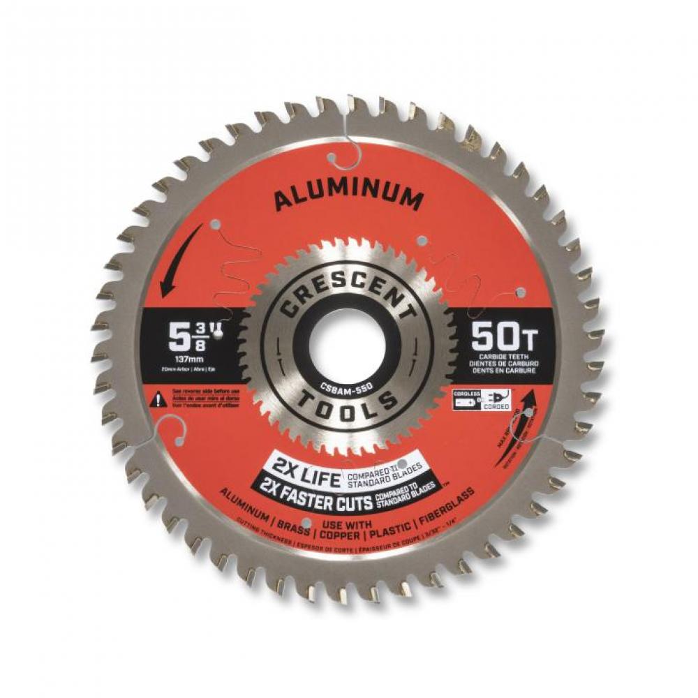 CRESCENT 5-3/8&#34; 50T MED. ALUMINUM BLADE