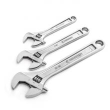 Crescent AC3PC - ADJ WRENCH SET, 6" 8" 10", CHROME