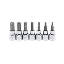 Crescent CBSS1N - 7 PC,HEX BIT SOCKET SET,MM,3/8" DRIVE