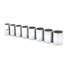 Crescent CSAS0N - SOCKET SET,8PC,1/2" DRIVE,SAE