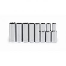Crescent CSAS3N - SOCKET SET,8PC,1/2" DRIVE,DEEP,MM