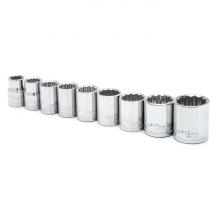 Crescent CSAS5N - SOCKET SET,9PC,3/8" DRIVE,12PT,MM