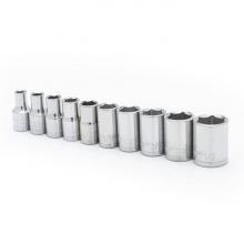 Crescent CSAS8N - SOCKET SET,10PC,1/4" DRIVE,6PT,SAE