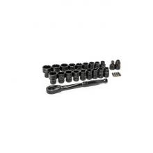 Crescent CX6PT25 - RATCHET AND SOCKET SET,25PC,SAE,MM