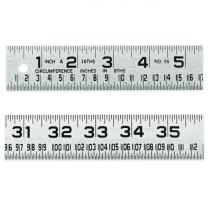 Crescent Lufkin 954FTN - 1-1/4" x 4' Tinner's Circumference Steel Rule