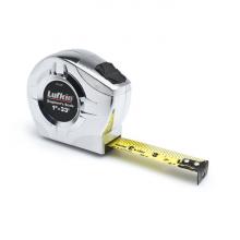 Crescent Lufkin P2133DN - 1" x 33' P2000 Series Chrome Case Yellow Clad A4 Blade Power Return Tape Measure