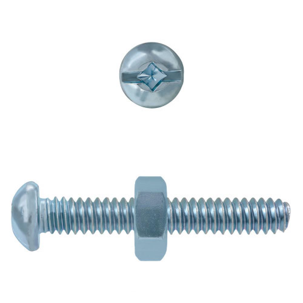 Stainless Steel Carriage Bolts (#10-24 x 3/4&#34;) - 10 pc