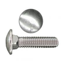 Paulin SA10005 - 1/4"-20 x 1-1/2" Carriage Bolts Grade-2 Grade-2 Steel Zinc UNC