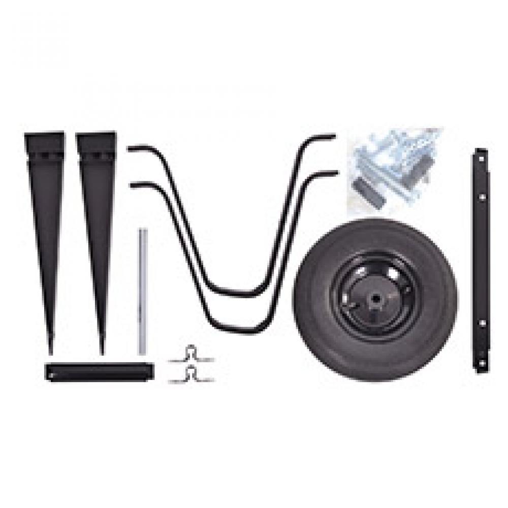 Parts box for wheelbarrow