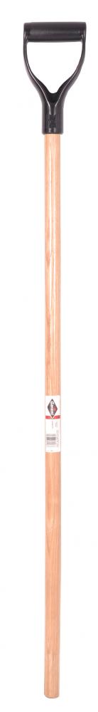 Handle, 48&#34; for snow pusher, black py D-grip