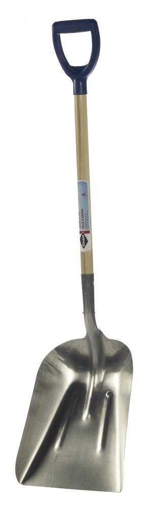 Coal scoop #8, aluminum blade, 35&#34; hdle, dh, ergo grip, Yukon