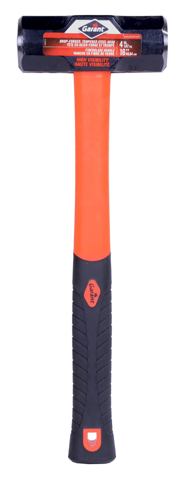 Sledge hammer, d. face, 4 lbs, 16&#34; fg hdle