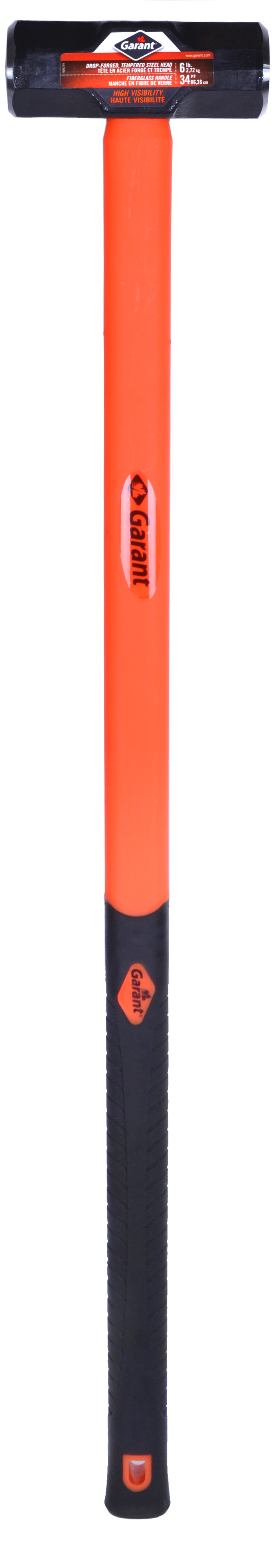 Sledge hammer, d. face, 6 lbs, 36&#34; fg hdle
