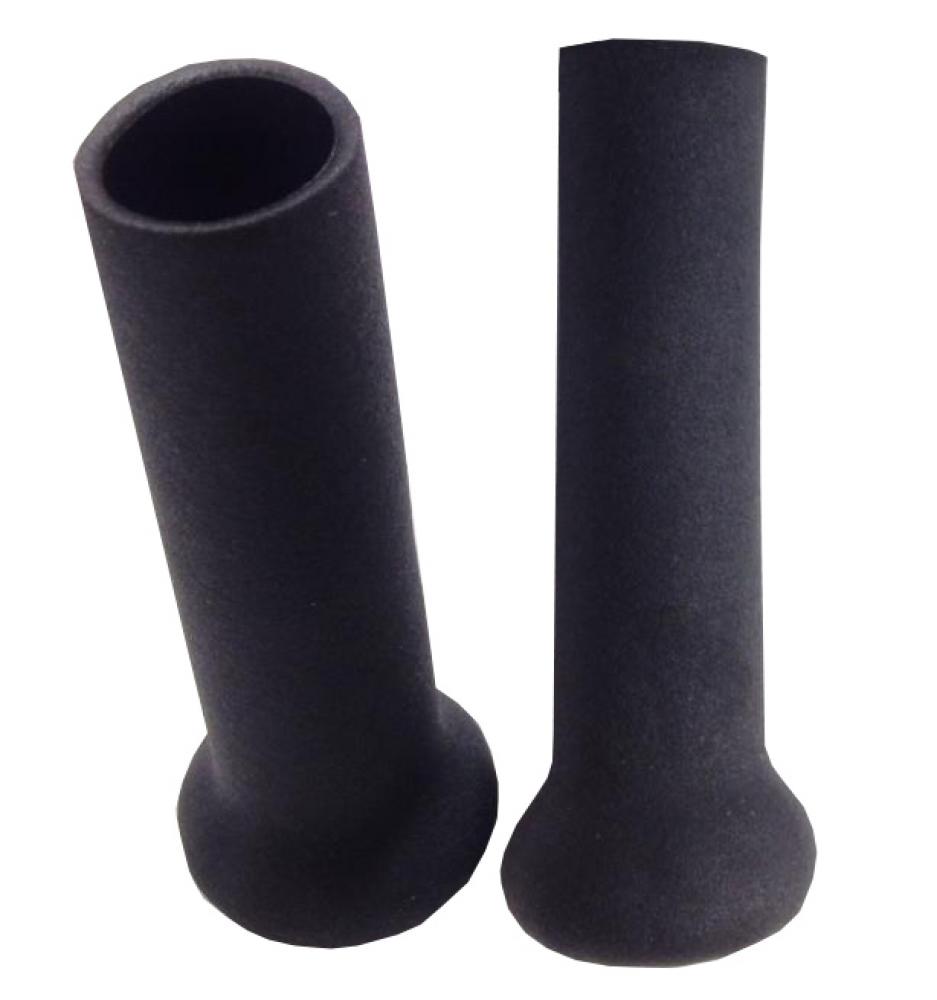 Rubber grips (2), ID 1-1/4 in
