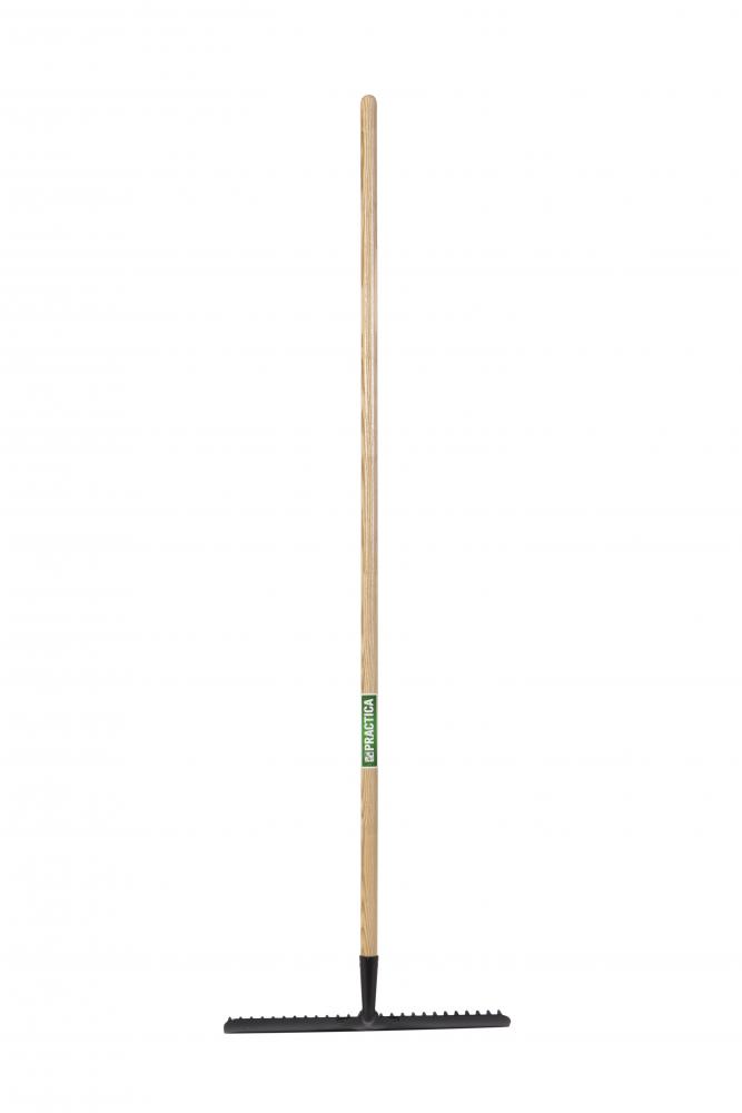 Dandelion rake, 26 tines, 60&#34; hdle, Practica