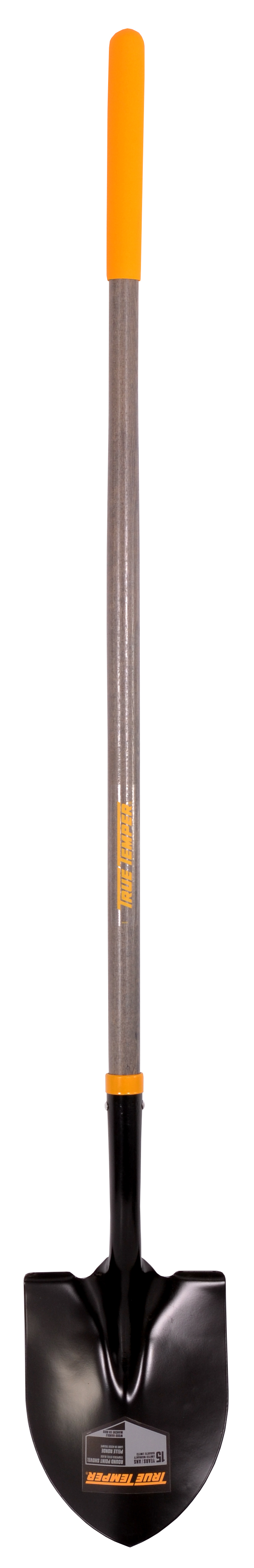 Shovel, rp blade, fw turned steps, slip grip, lh, TT