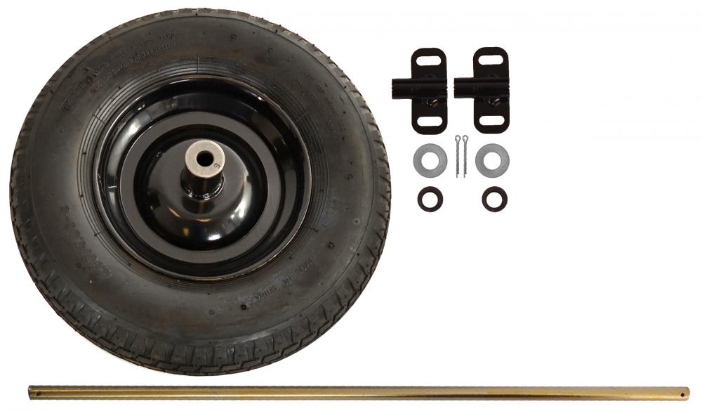 Kit conversion for wheelbarrow, wheel 16&#34;, 5/8&#34; axle