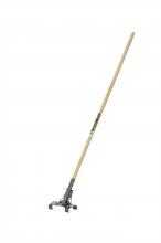 Garant 84254 - Handle in wood 1 1/8" x 60" with steel attachment for street/stable broom, Garant Pro