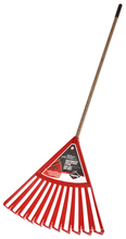 Garant PPCR24 - Clog Free leaf rake, 24" py head, wood hdle