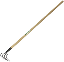 Garant TC448 - Cultivator, 4 steel tines, forged, wood hdle, Practica